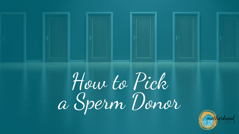 How to pick a sperm donor