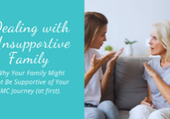 Dealing with unsupportive family on your single mom by choice journey